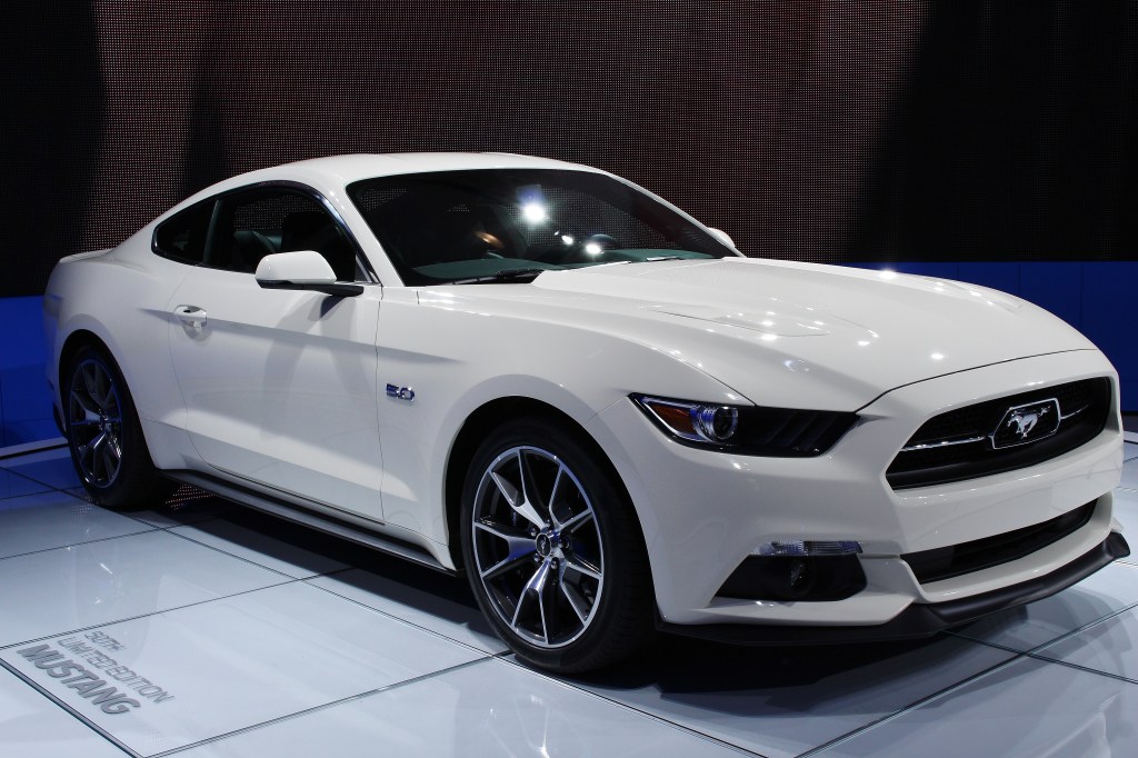 Wimbleton White Mustang