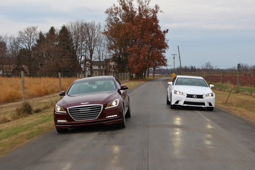 Hyundai Genesis Lexus GS 24