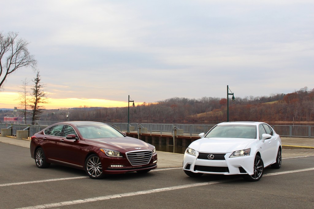 Hyundai Genesis Lexus GS 5