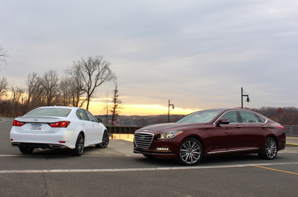 Hyundai Genesis Lexus GS 8