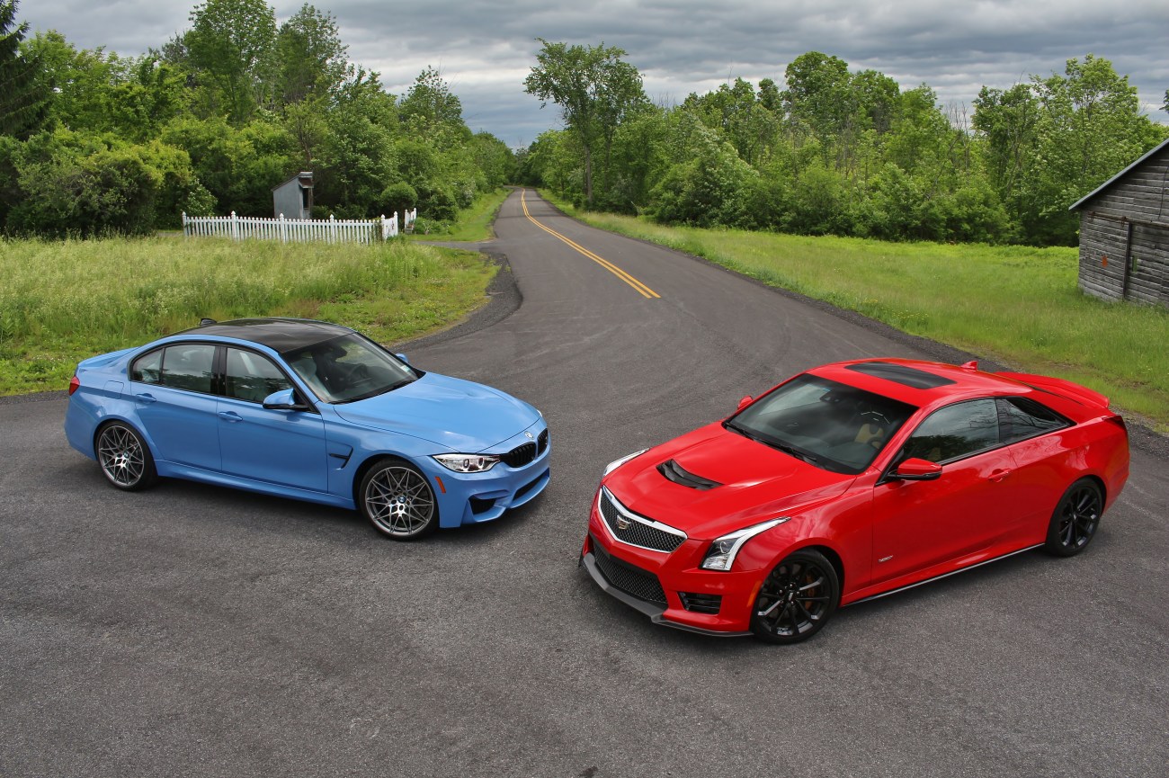 BMW M3 vs Cadillac ATS-V 2